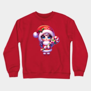 Cartoon Mrs Claus Crewneck Sweatshirt